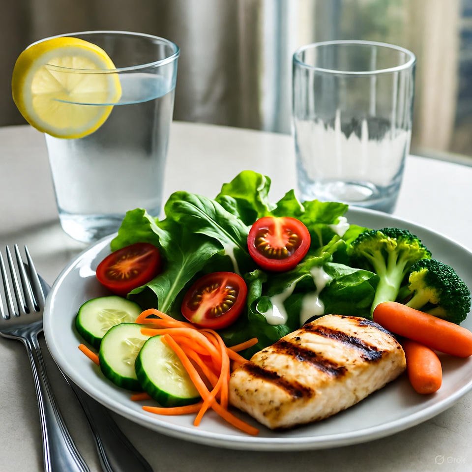 "Refeição saudável e equilibrada para prevenir sonolência após as refeições"